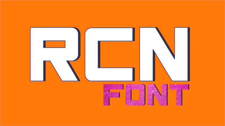RCN font插图