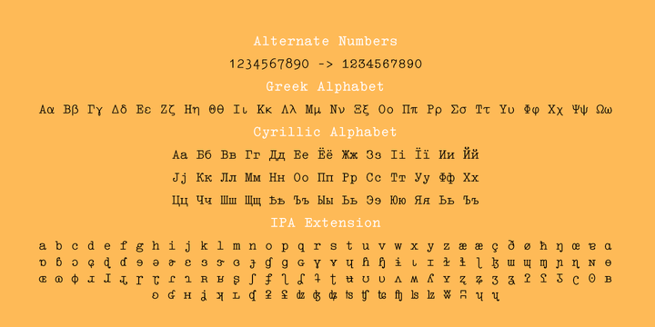 Italian Typewriter Font Family插图1