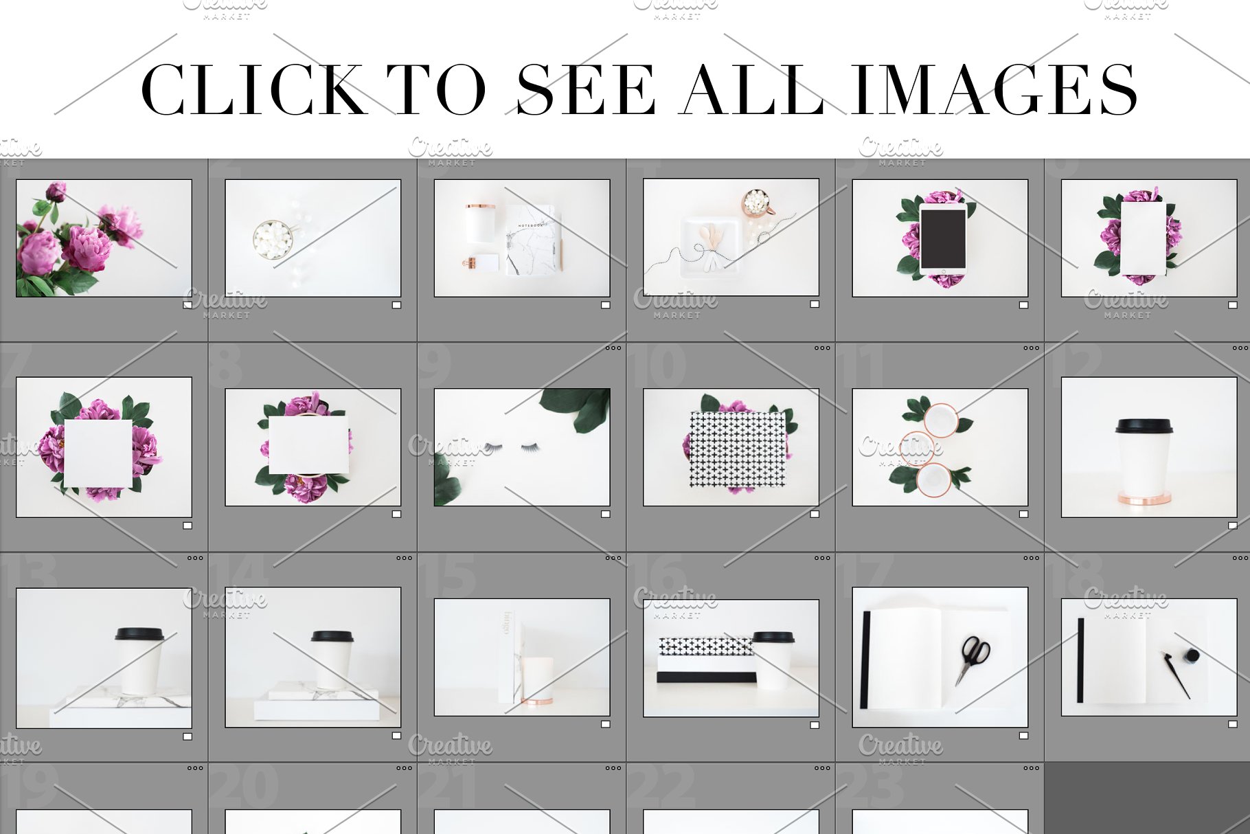 简单女性美丽风格社交媒体博客贴图模板素材库精选 Stock Photo Bundle | The Lovely One插图(6)