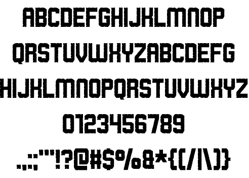 Rowdy Space Pirates font插图1 Rowdy Space Pirates font插图1