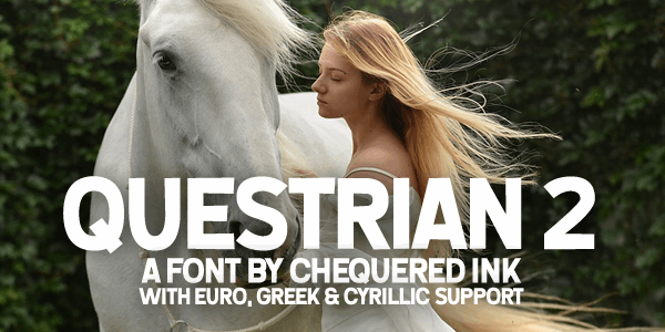 Questrian 2 font插图 Questrian 2 font插图