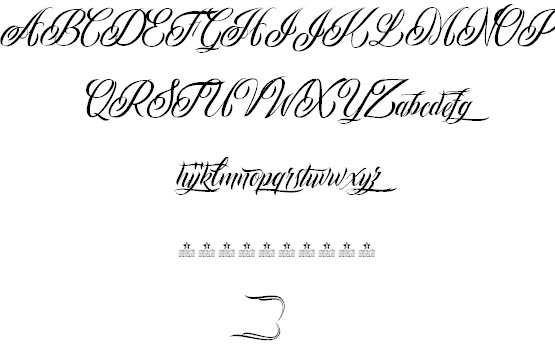 Inked Babes font插图1