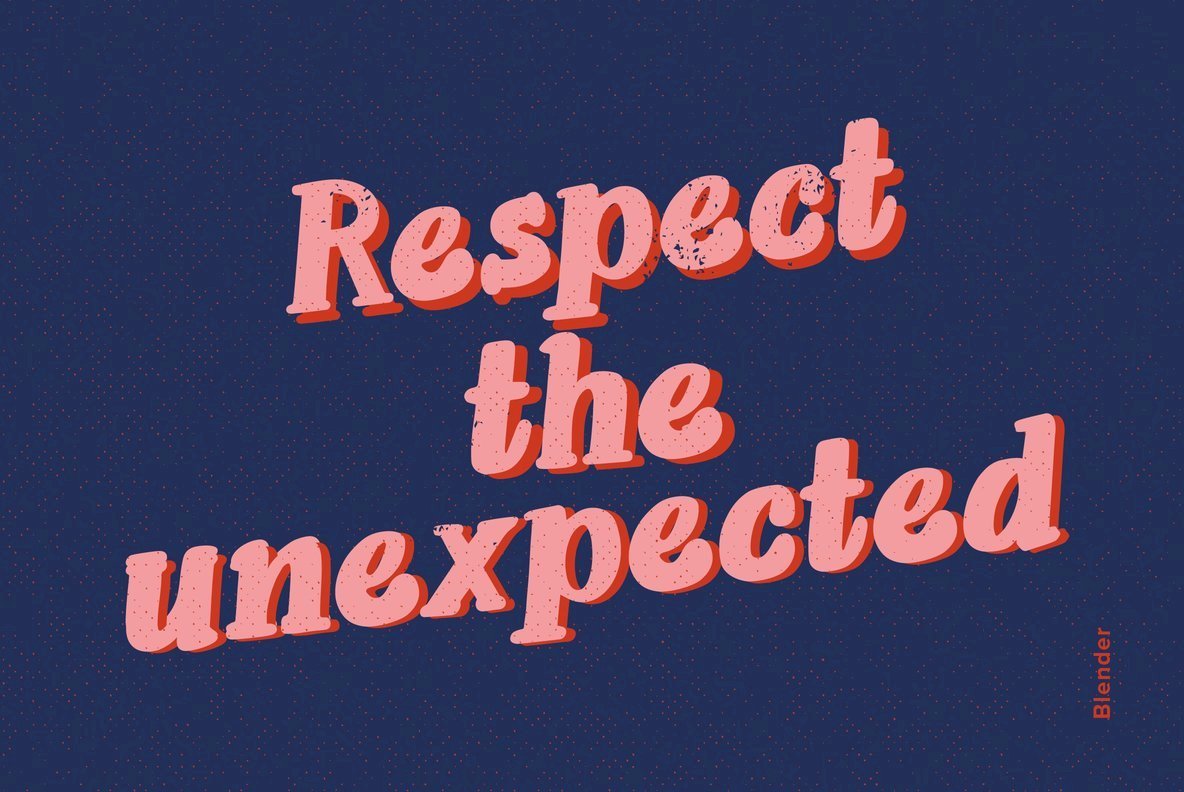 YWFT Blender Font Family插图