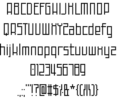 Techno at Dusk font插图1 Techno at Dusk font插图1