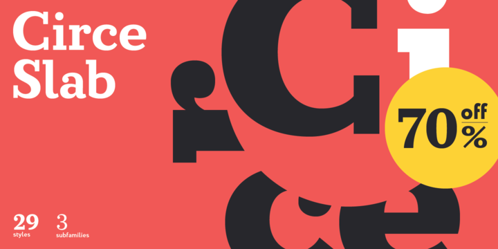 Circe Slab Font Family插图