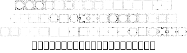 Square Frames font插图7 Square Frames font插图7