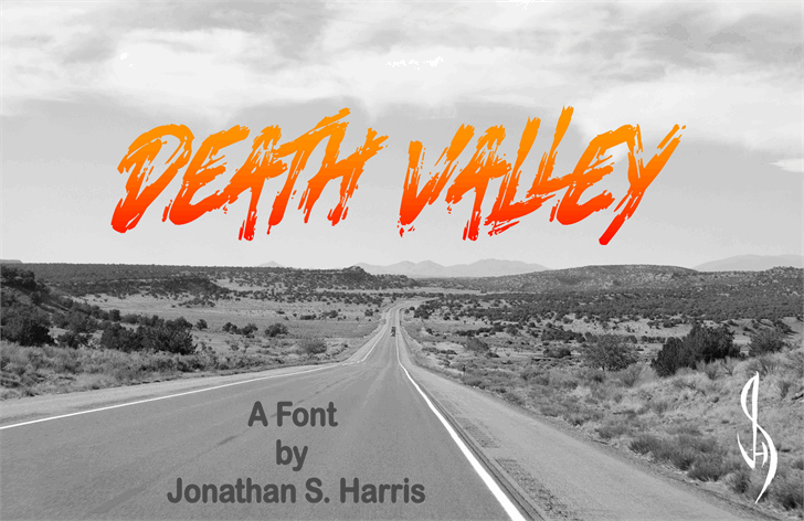 Death Valley font插图