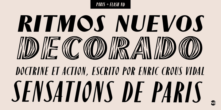 Flash ND Font插图2