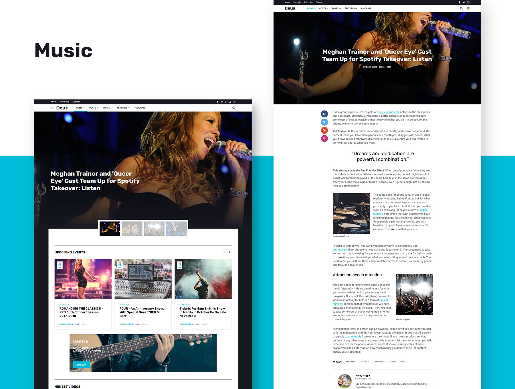 素材库下午茶:资讯/影音/娱乐类网站设计HTML模板素材库精选插图(2)