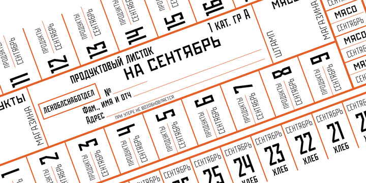 Rodchenko Font Family插图4