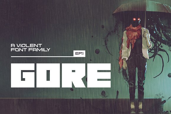 Gore Typeface Font插图
