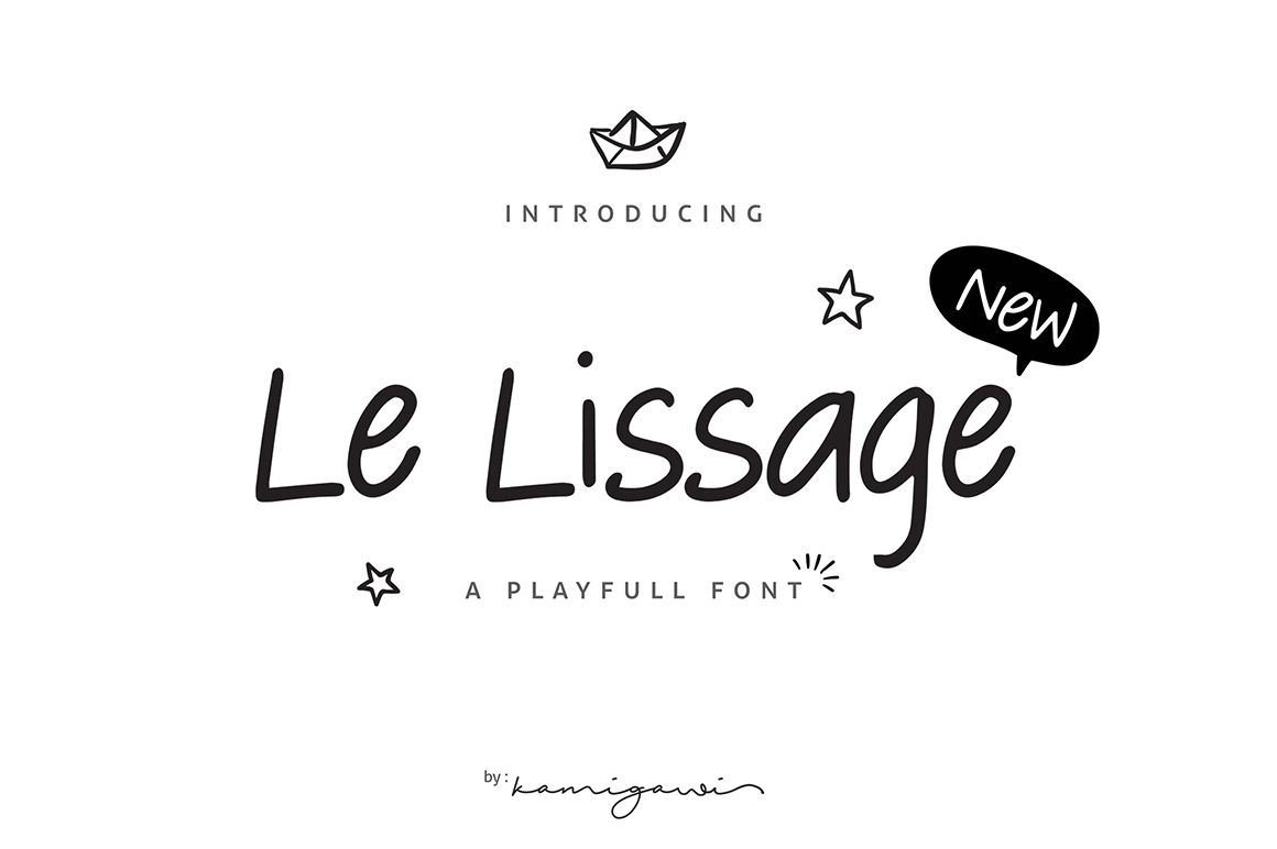Le Lissage Regular Font插图