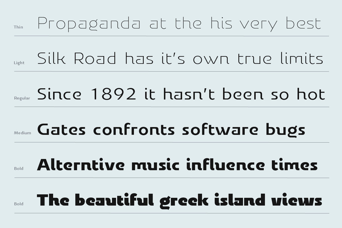 YE Agistri Font Family插图1