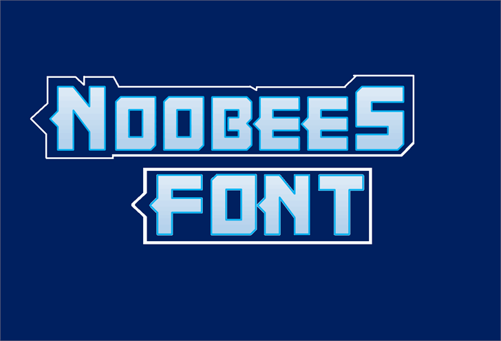 Noobees font插图