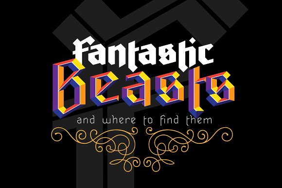 Ravenholm family Font插图2