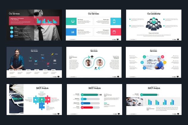 企业商业组织介绍PPT演示模板套装 Pitch Deck Powerpoint Presentation插图(14)