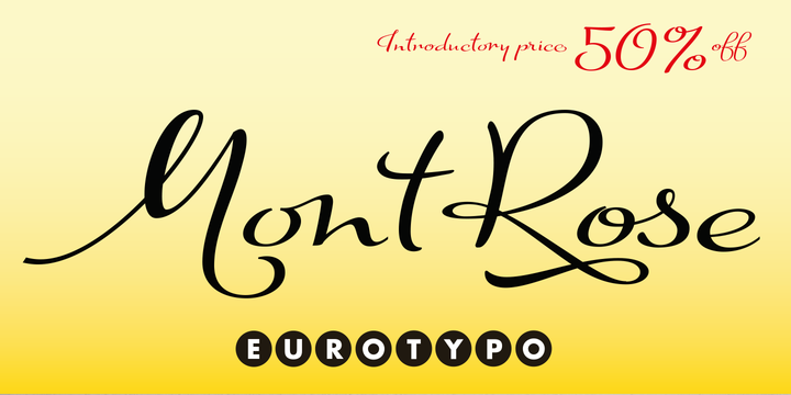 Mont Rose Font插图