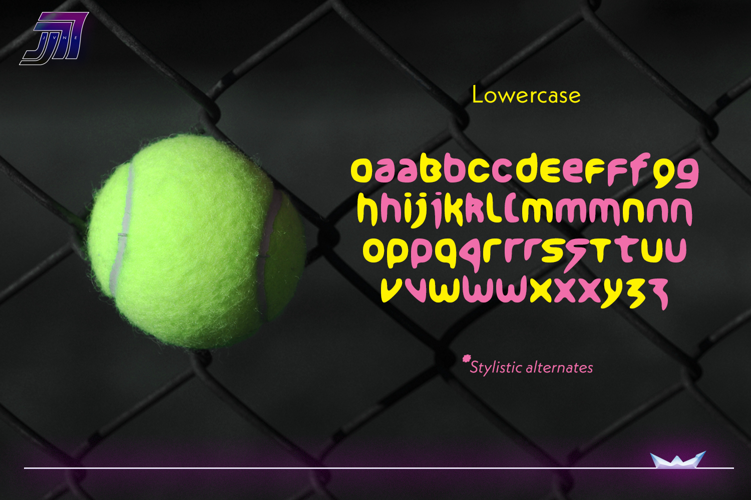 JVNE Smoothdron Font插图2