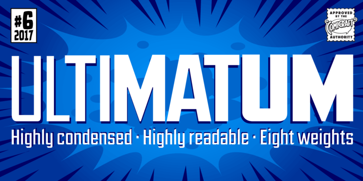 Ultimatum Font Family插图