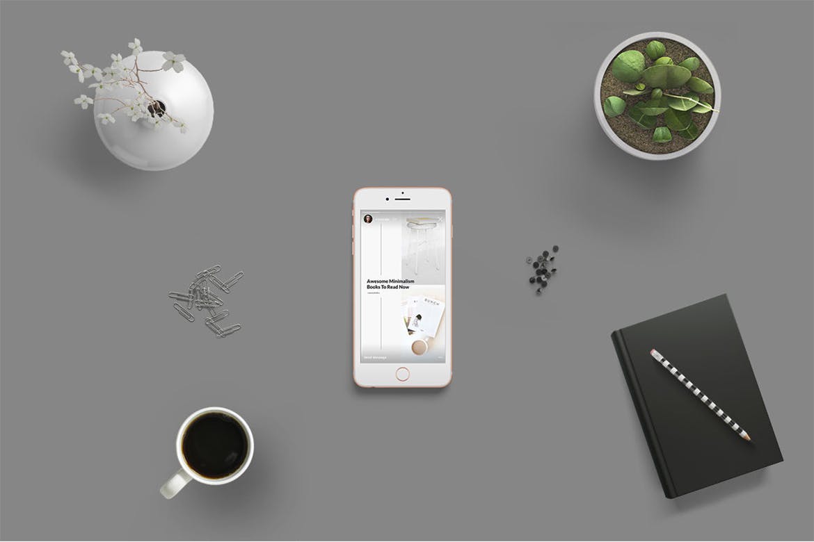 50款极简主义设计风格Instagram品牌故事设计模板素材库精选 Belgrade 50 Minimal Instagram Stories插图(10)