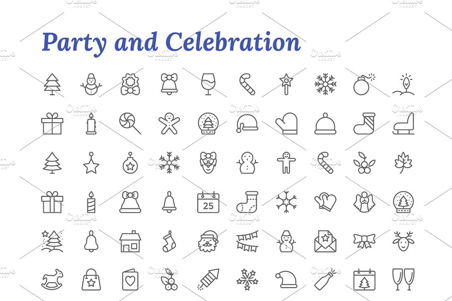 7671枚线条图标合集 7671 Line Icons插图(15)