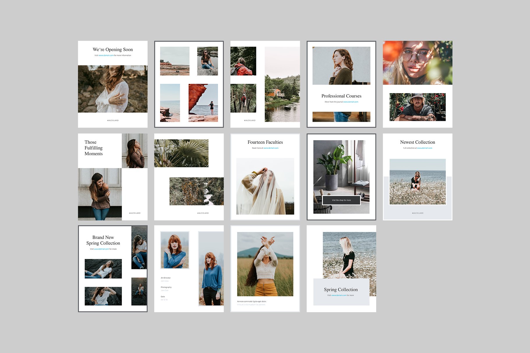 生活摄影社交媒体贴图模板素材库精选 Auckland Social Media Templates插图(7)