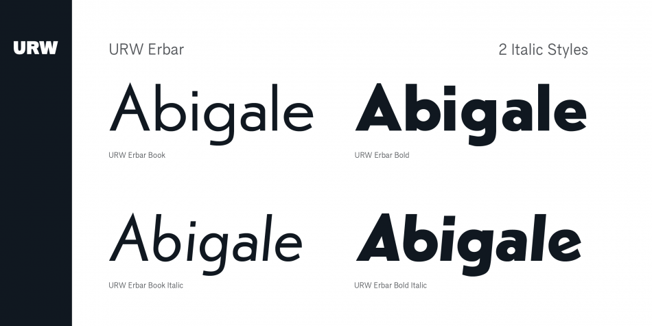URW Erbar Font插图3