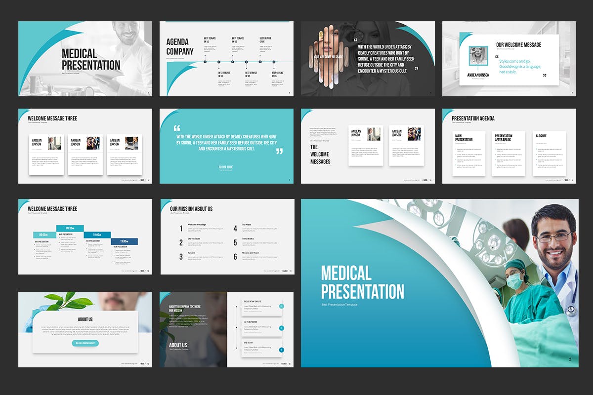 医学医疗健康主题PPT幻灯片模板素材 Medical PowerPoint Presentation插图(1)