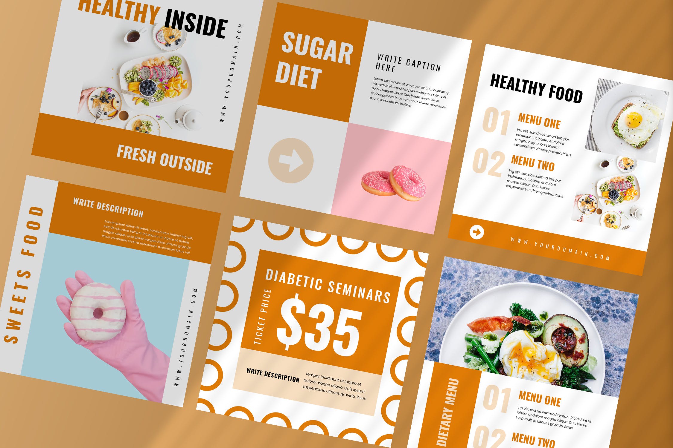 烘焙品牌社交媒体自媒体广告设计模板素材库精选 Sixteen – Social Media Kit插图(3)