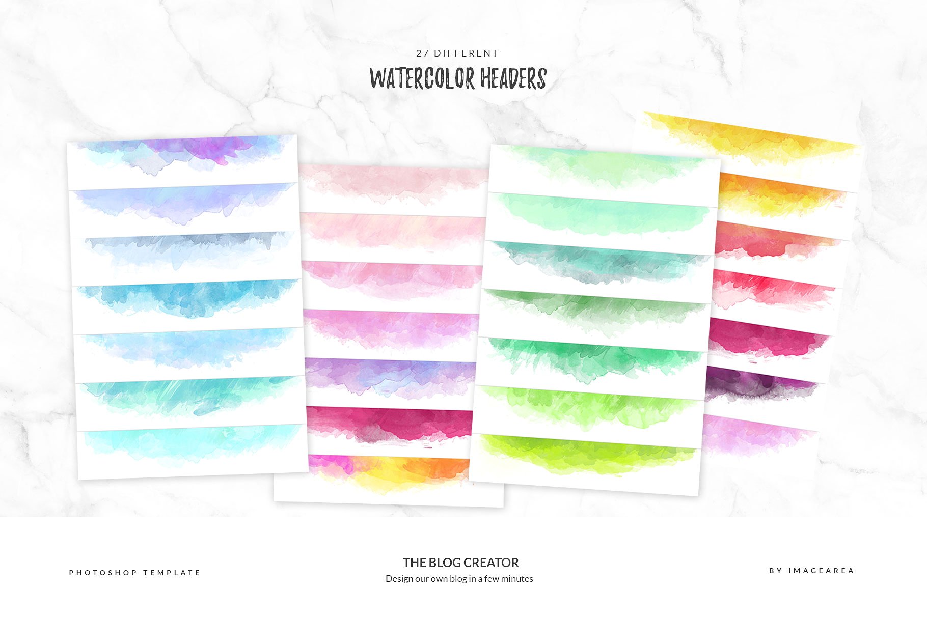 博客网站模板素材库精选设计素材集 The Blog Creator插图(2)