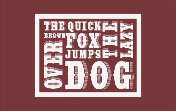 Wide Saloon Font插图2