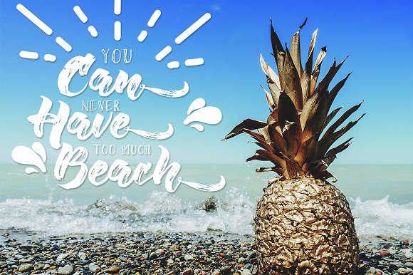 Willow Brush Texture Font插图1