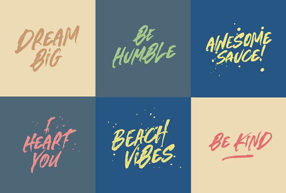 Outback Brush Font插图3