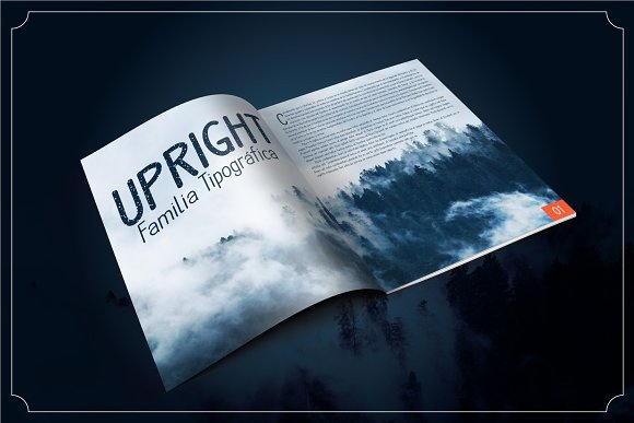 Upright font family插图2