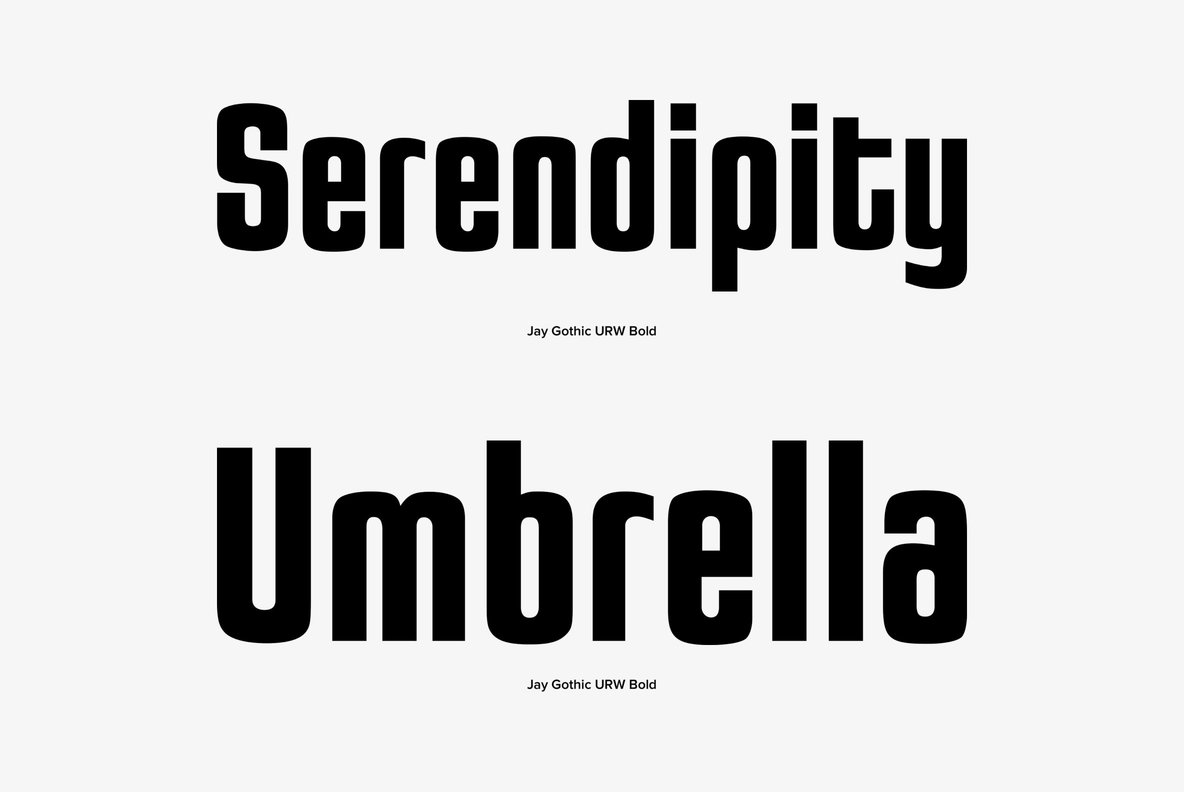 Jay Gothic Font Family插图3