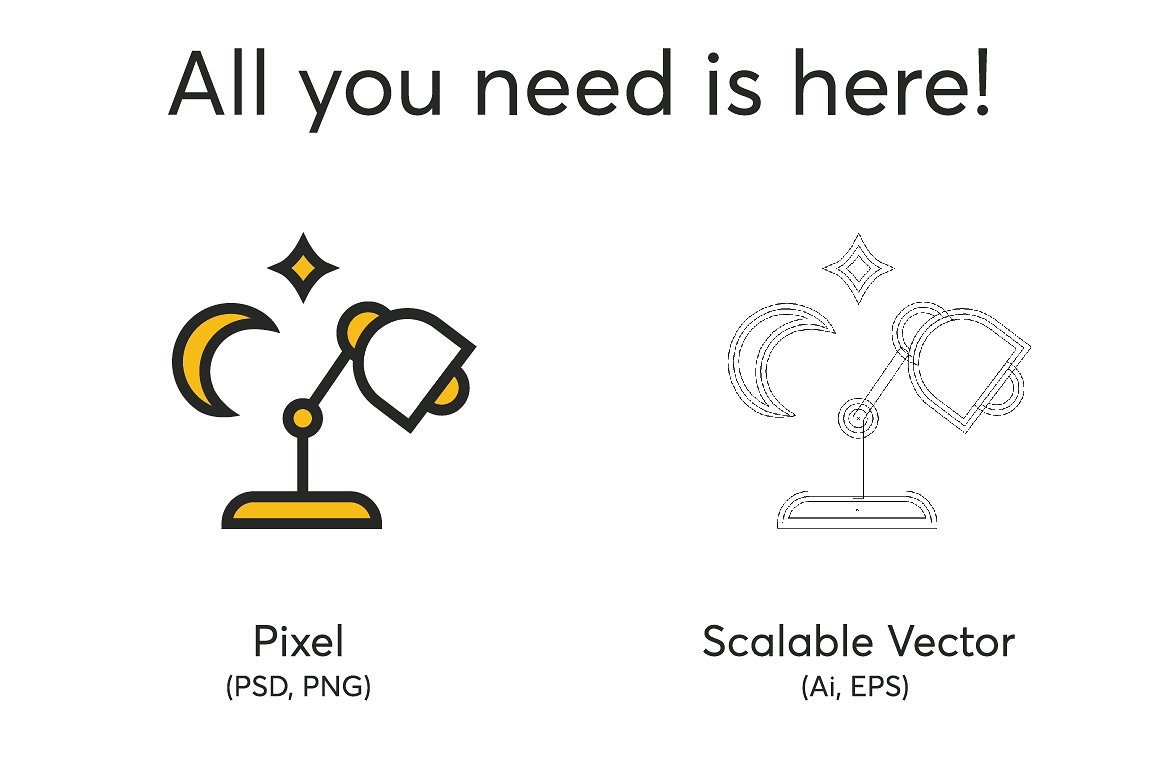 48枚办公类图标（Ai, EPS, PNG, SVG, PSD 多格式）插图(1)