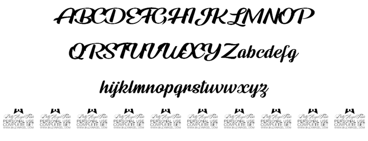 Lemon Jelly Personal Use font插图1