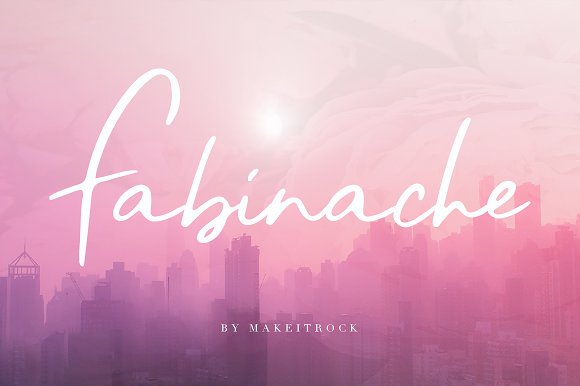 Fabinache Font插图