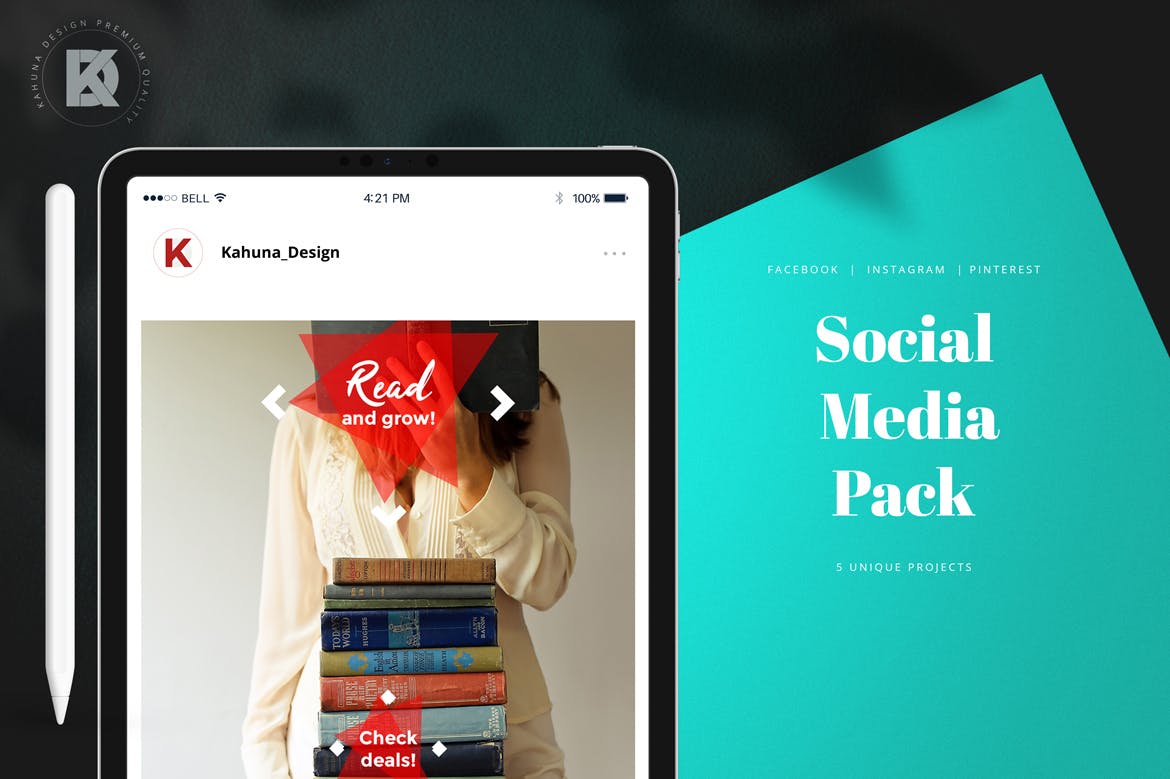 社交媒体新媒体Banner横幅广告设计模板素材库精选 Social Media Banners Pack插图(1)