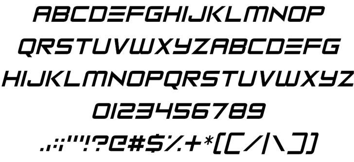 Robot Reavers font插图1