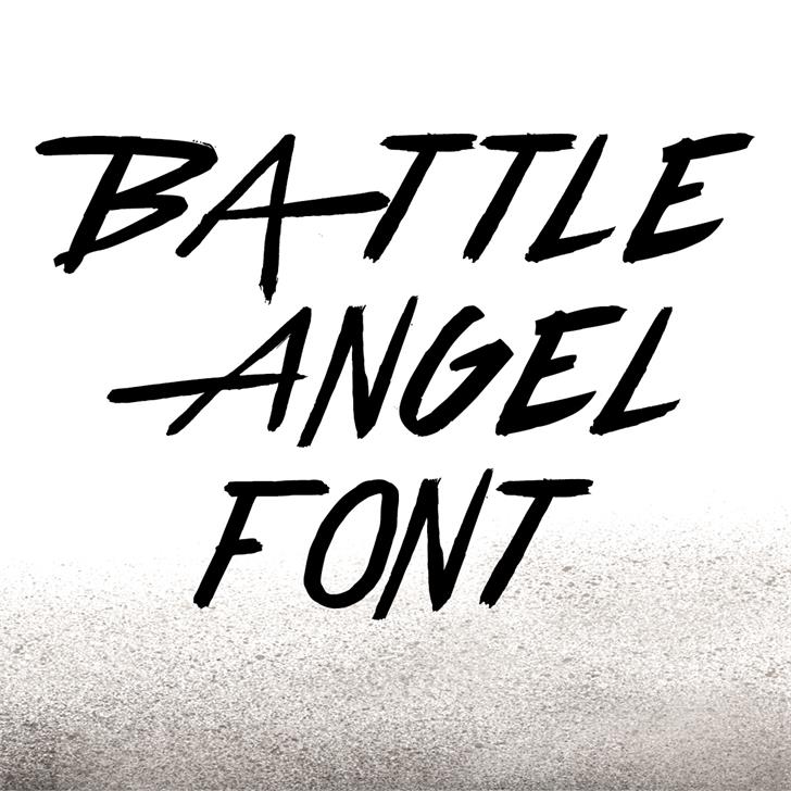 Battle Angel font插图 Battle Angel font插图