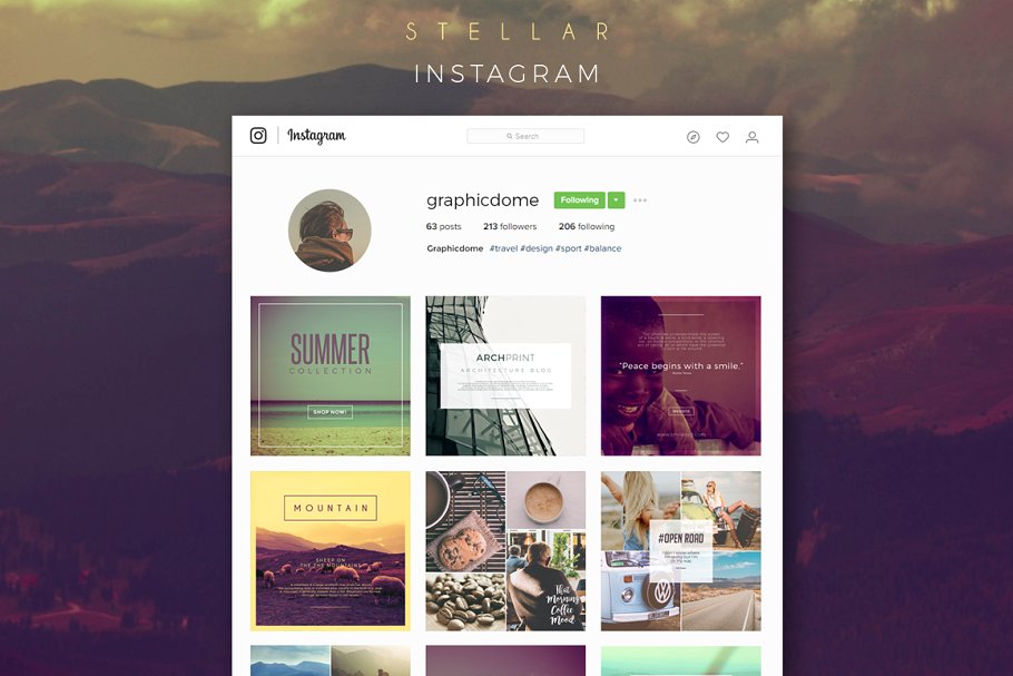 社交媒体超级Banner模板素材库精选合集 Stellar Social Media Banner Pack插图(5)