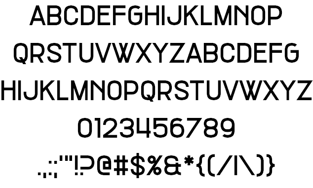 Car Lock font插图1 Car Lock font插图1