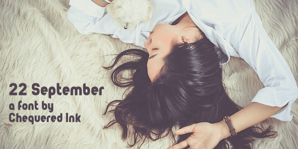 22 September font插图 22 September font插图
