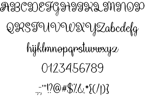 Queen Xylophia font插图3