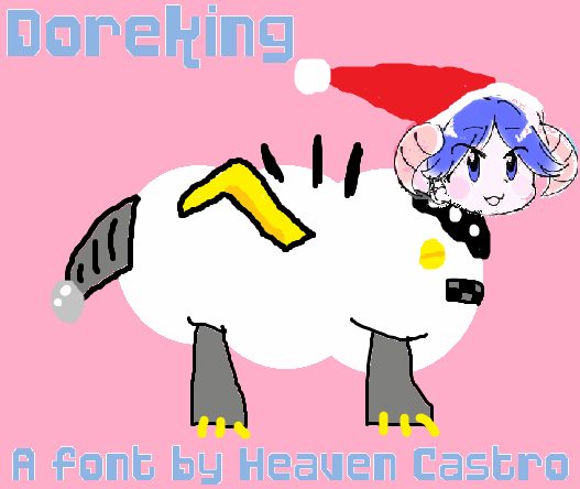 Doreking font插图
