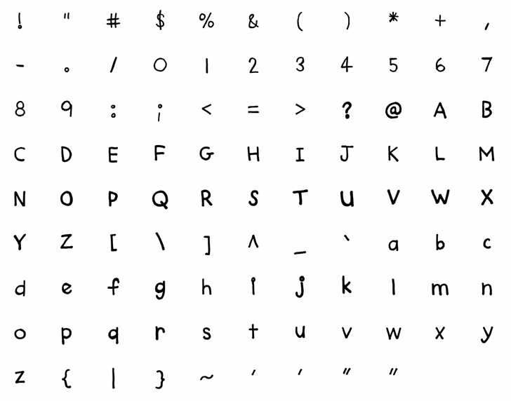 Plain Jane Bold font插图