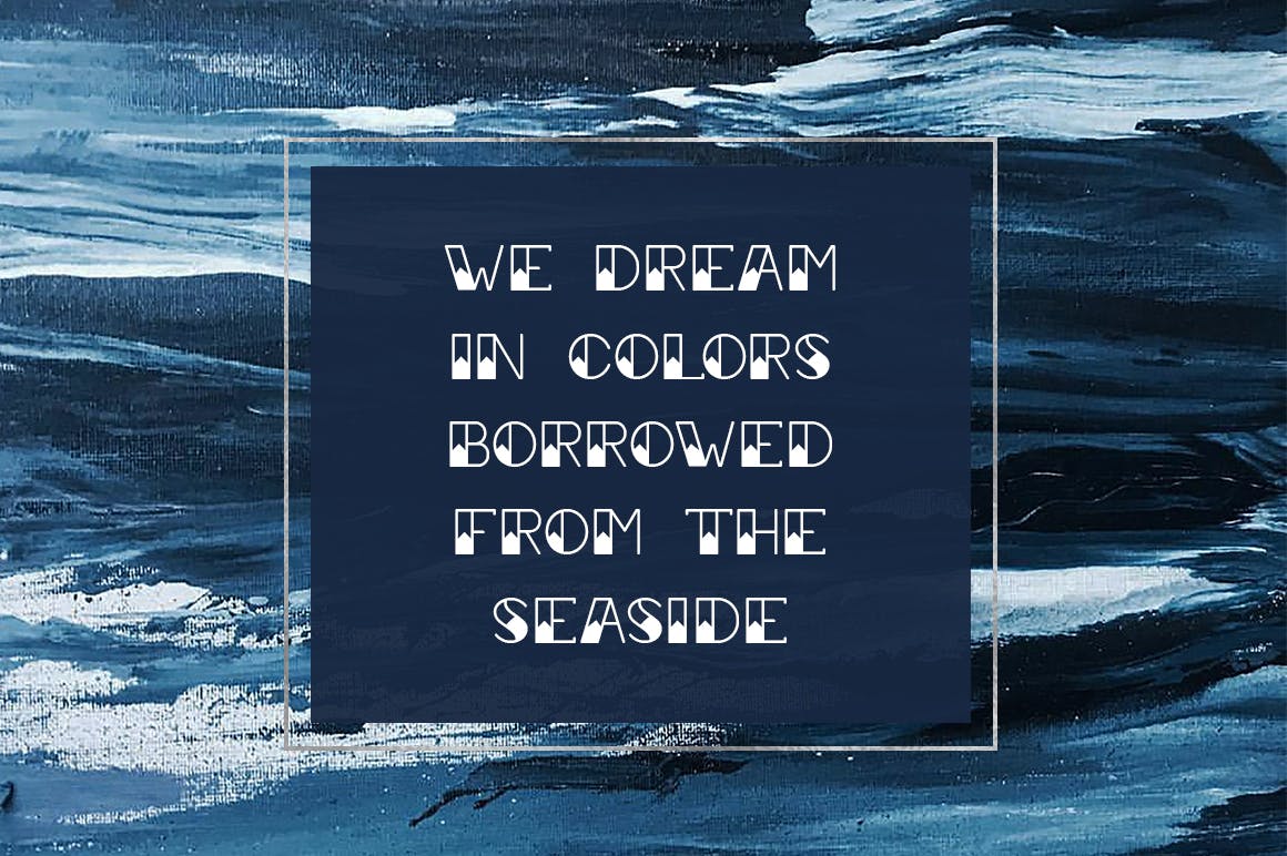 复古航海主题创意设计英文无衬线字体 Sailor Girl Font Duo插图(1)