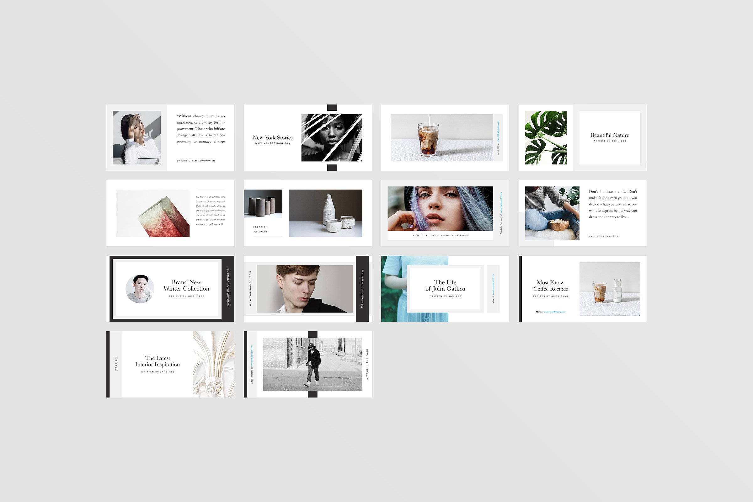 新媒体时尚社交贴图模板素材库精选 New York Social Media Pack插图(10)