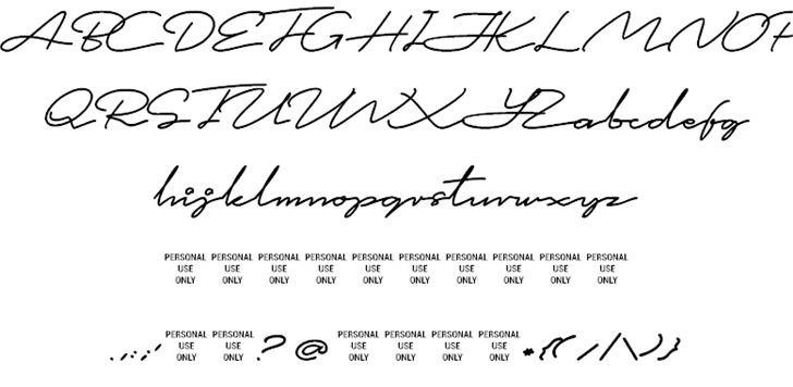 Simplicy Personal Use Only font插图1 Simplicy Personal Use Only font插图1